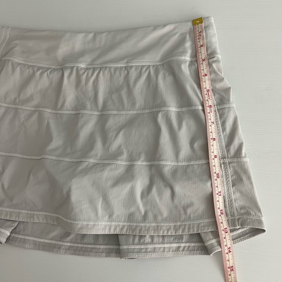 Lululemon Pace Rival Skirt Skort Grey Activewear Tennis Prep AU Size 14 (US 10) - Picture 14 of 15